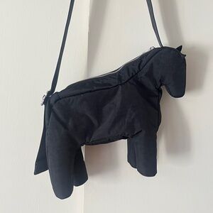 BAGGU X Collina Strada Black Horse-Shaped Shoulder Bag
